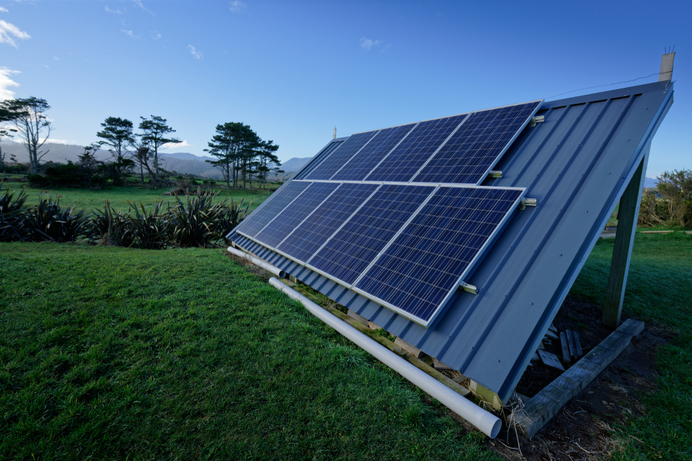 off-grid solar farm